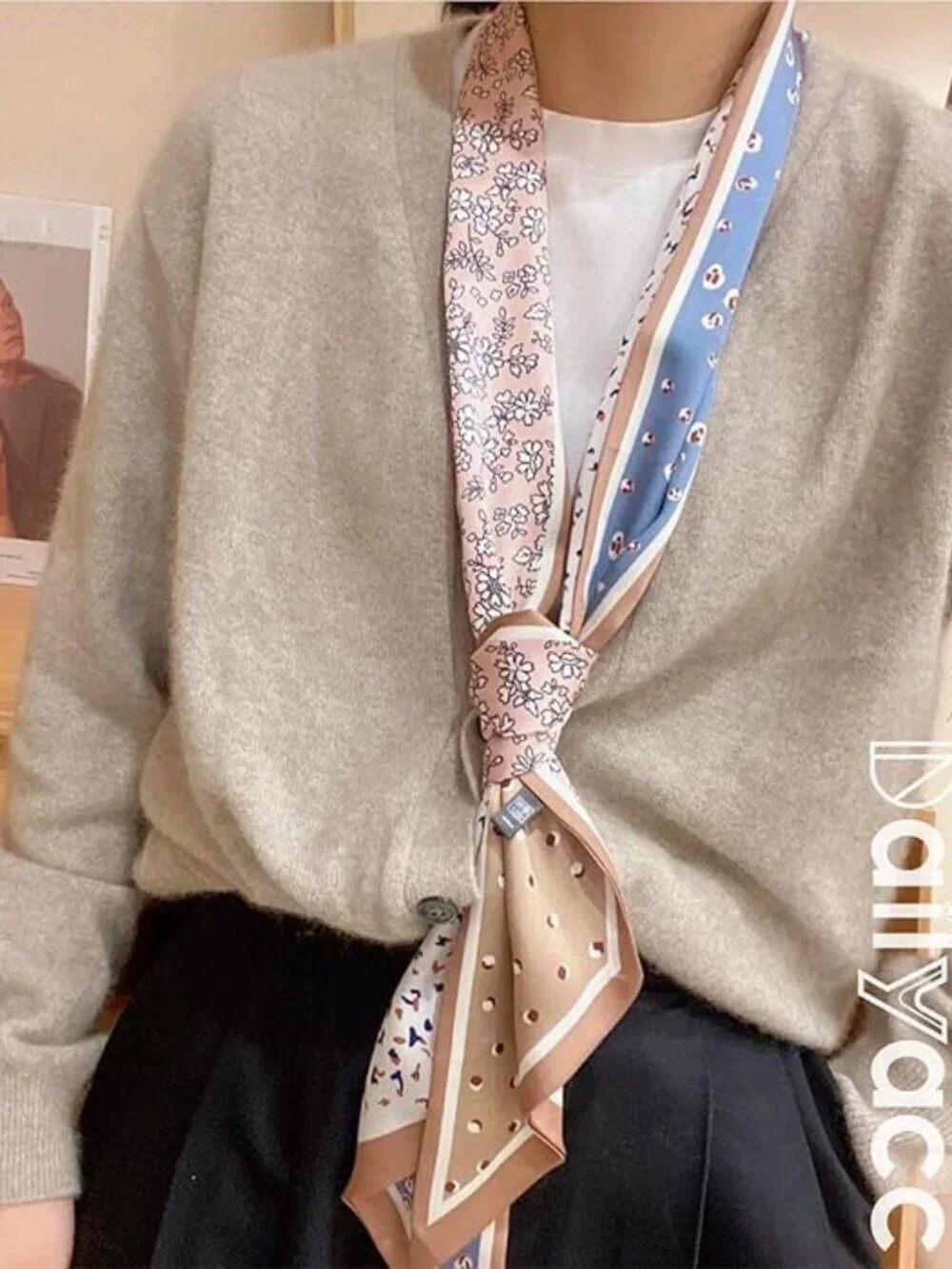 N/A silk scarf